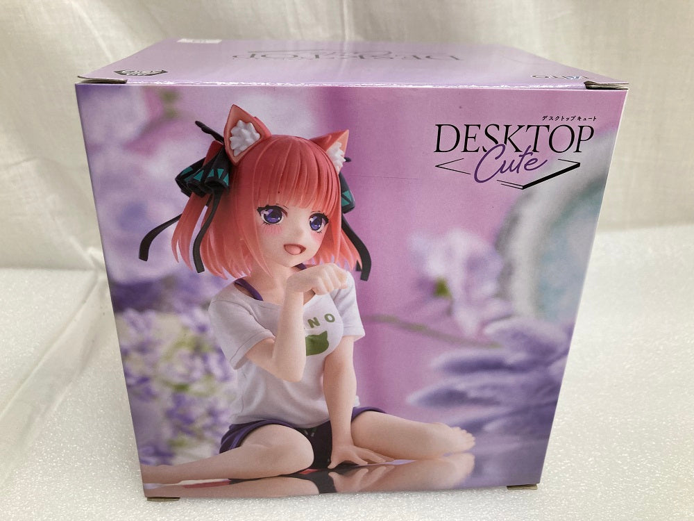 【中古】【未開封】中野二乃 「五等分の花嫁∬」 Desktop Cute フィギュア 中野二乃?描き下ろしCat room wear  ver.?＜フィギュア＞（代引き不可）6520