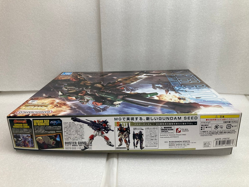 【中古】【未組立】1/100 MG バスターガンダム 「機動戦士ガンダムSEED」 [5062906]＜プラモデル＞（代引き不可）6520