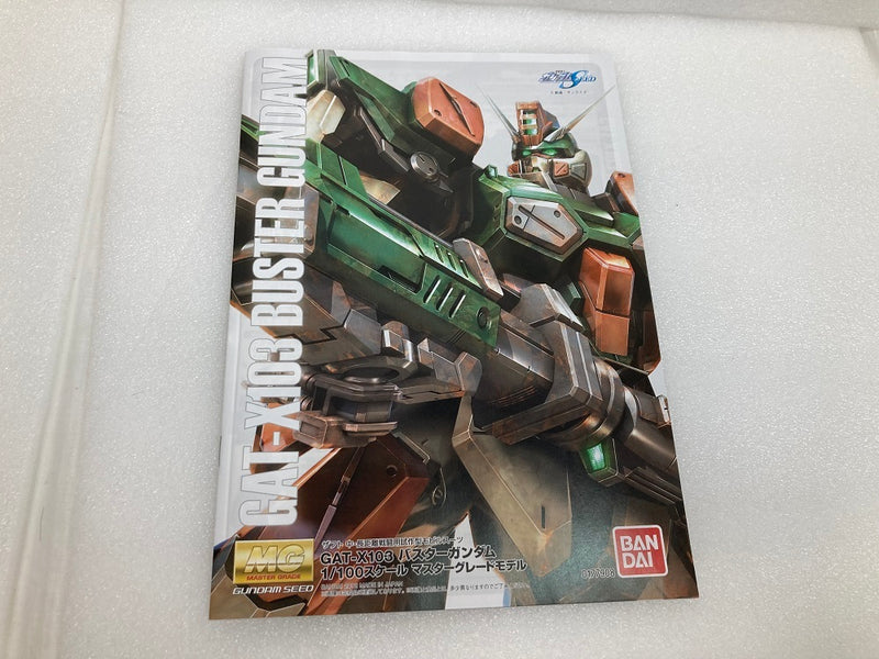 【中古】【未組立】1/100 MG バスターガンダム 「機動戦士ガンダムSEED」 [5062906]＜プラモデル＞（代引き不可）6520