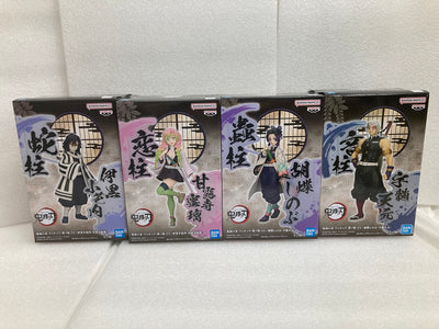 【中古】【未開封】【セット】 「鬼滅の刃」 フィギュア-絆ノ装-EX 伊黒小芭内・甘露寺蜜璃・胡蝶しのぶ・宇髄天元 4種セット＜フィギ...