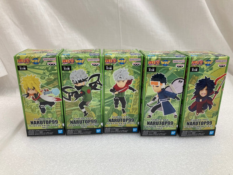 【中古】【未開封】【セット】全5種セット 「NARUTO-ナルト-」 NARUTOP99 ワールドコレクタブルフィギュアvol.2＜フィギュア＞（代引き不可）6520