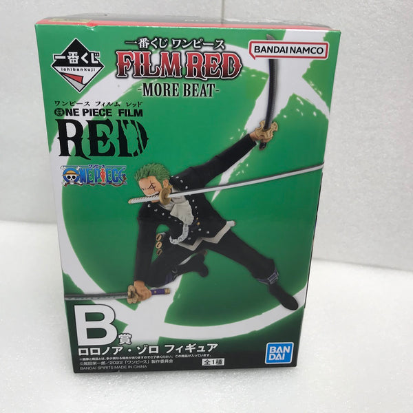 【中古】【未開封】ロロノア・ゾロ 「一番くじ ワンピース FILM RED -MORE BEAT-」 B賞 フィギュア＜フィギュア＞（代引き不可）6520