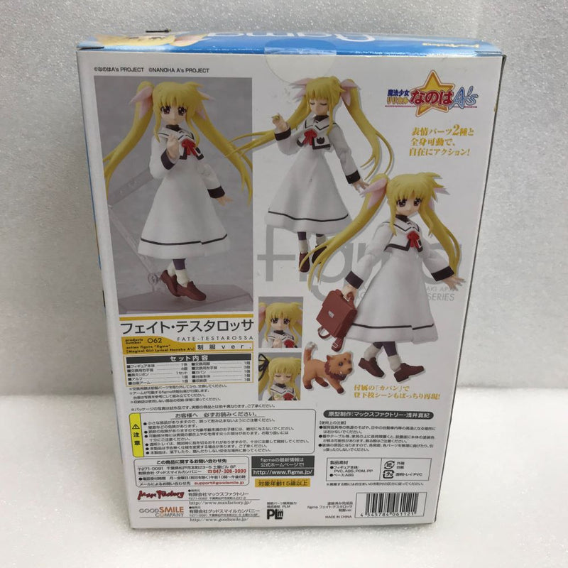 【中古】【開封品】【外箱に難有】【使用感有】igma フェイト・テスタロッサ 制服Ver.「魔法少女リリカルなのはA’s」＜フィギュア＞（代引き不可）6520