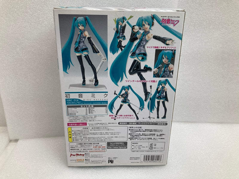 【中古】【開封品】【外箱に傷み有】【使用感有】figma 初音ミク 「キャラクター・ボーカル・シリーズ01 初音ミク」＜フィギュア＞（代引き不可）6520