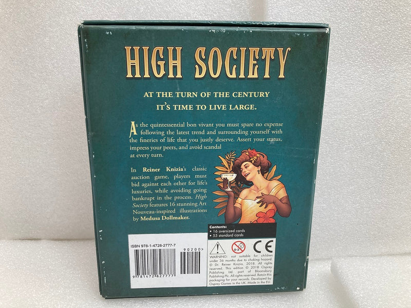 【中古】【開封品】ボードゲーム　ハイソサエティ (High Society)＜おもちゃ＞（代引き不可）6520