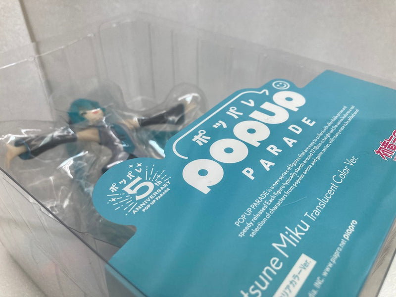 【中古】【未開封】POP UP PARADE 初音ミク クリアカラーVer. 「キャラクター・ボーカル・シリーズ 01 初音ミク」＜フィギュア＞（代引き不可）6520