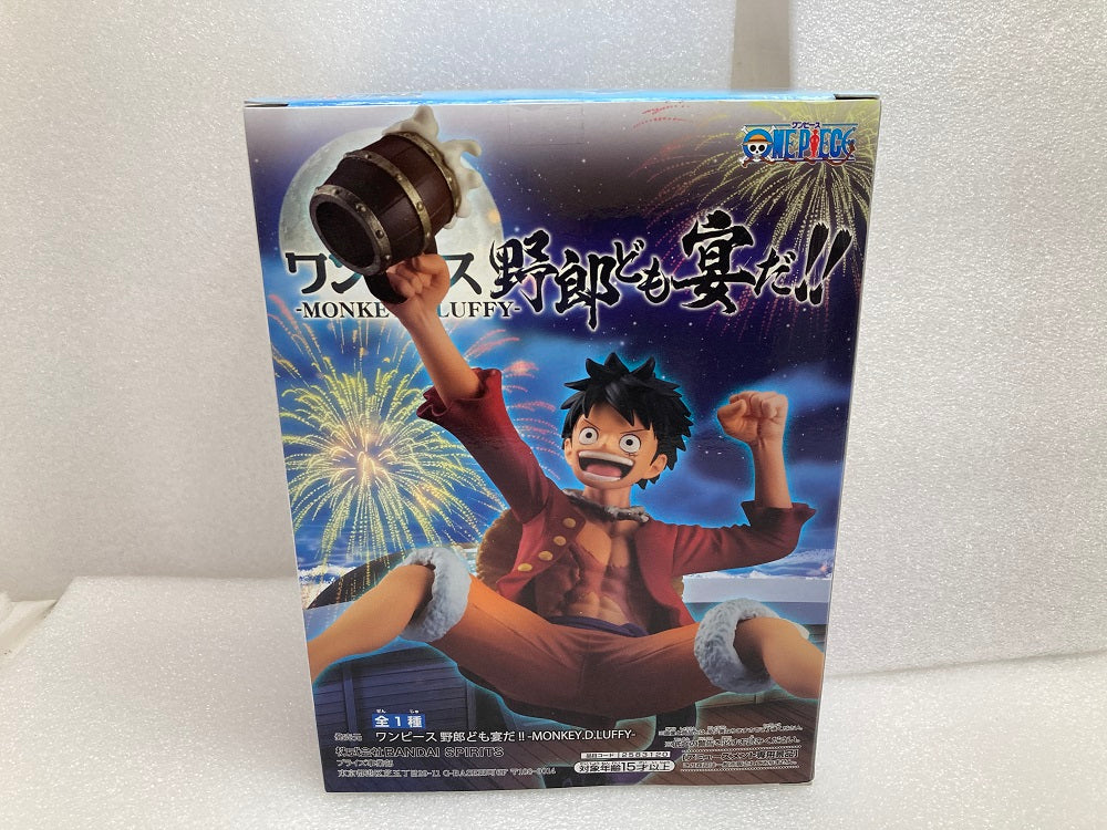 中古】【未開封】モンキー・D・ルフィ 「ワンピース」 野郎ども宴だ