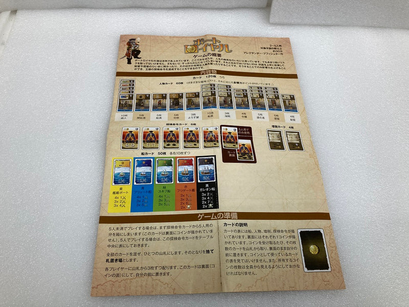 【中古】【開封品】【セット】ボードゲームビブリオス：中世の写本師/ポートロイヤル ＜おもちゃ＞（代引き不可）6520