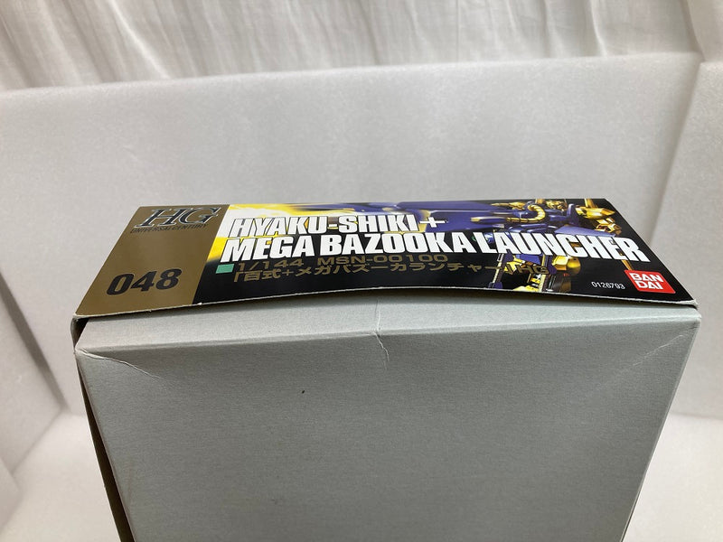 【中古】【未組立】1/144 HGUC MSN-00100 百式+メガバズーカランチャー 「機動戦士Zガンダム」 [0126793]＜プラモデル＞（代引き不可）6520