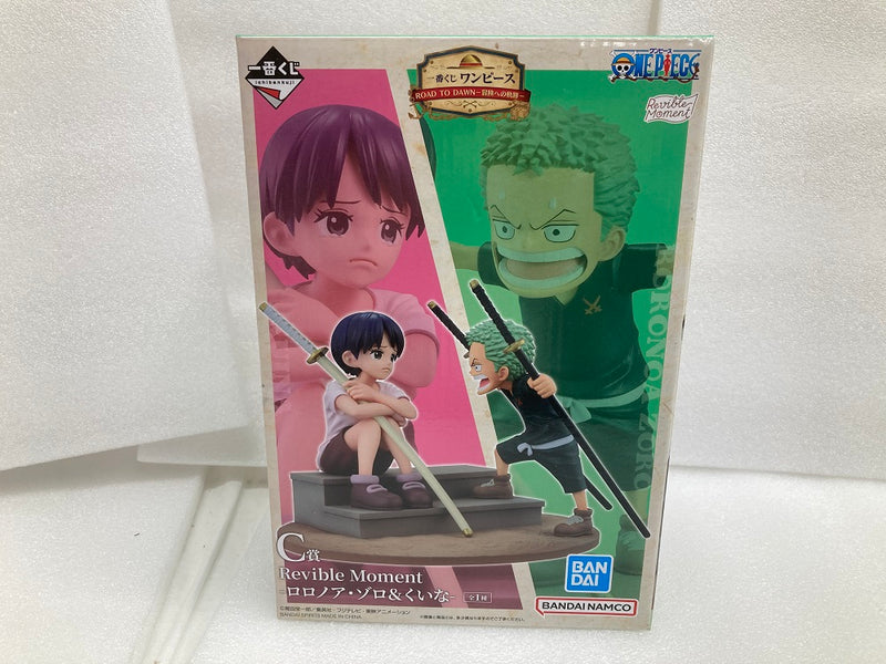 【中古】【未開封】Revible Moment -ロロノア・ゾロ＆くいな- 「一番くじ ワンピース ROAD TO DAWN-冒険への軌跡-」 C賞＜フィギュア＞（代引き不可）6520
