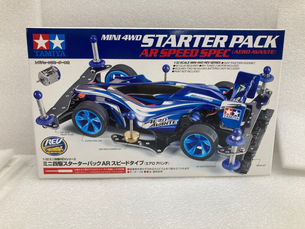 【中古】【未組立】1/32 ミニ四駆スターターパック ARスピードタイプ エアロ アバンテ 「ミニ四駆REVシリーズ No.6」 [18706]＜ミニ四駆＞（代引き不可）6520