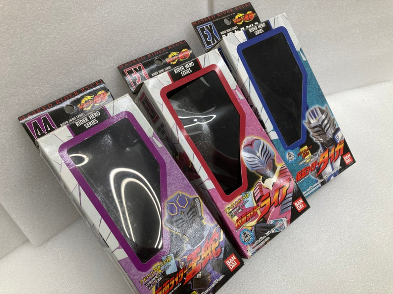 【中古】【開封品】【セット】ライダーヒーローシリーズ「仮面ライダー龍騎」/ライア/王蛇/タイガ＜フィギュア＞（代引き不可）6520