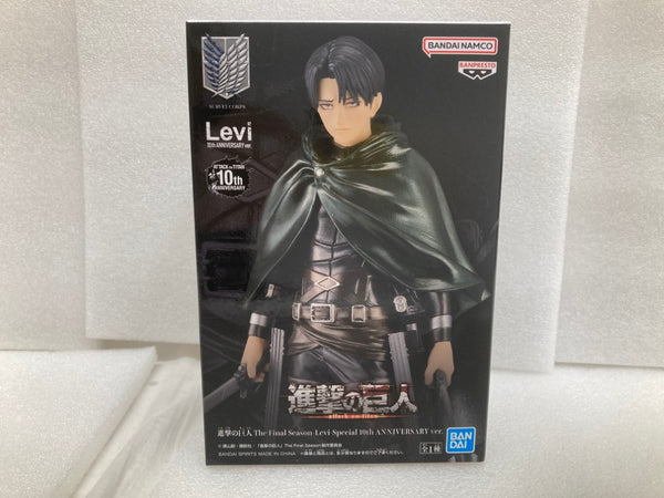 【中古】【未開封】リヴァイ・アッカーマン 「進撃の巨人」 The Final Season-Levi-Special 10th ANNIVERSARY ver.＜フィギュア＞（代引き不可）6520
