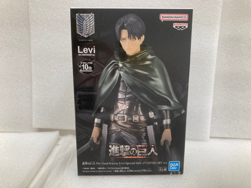 【中古】【未開封】リヴァイ・アッカーマン 「進撃の巨人」 The Final Season-Levi-Special 10th ANNIVERSARY ver.＜フィギュア＞（代引き不可）6520