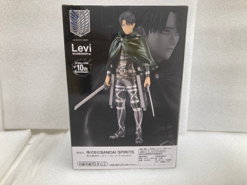 【中古】【未開封】リヴァイ・アッカーマン 「進撃の巨人」 The Final Season-Levi-Special 10th ANNIVERSARY ver.＜フィギュア＞（代引き不可）6520