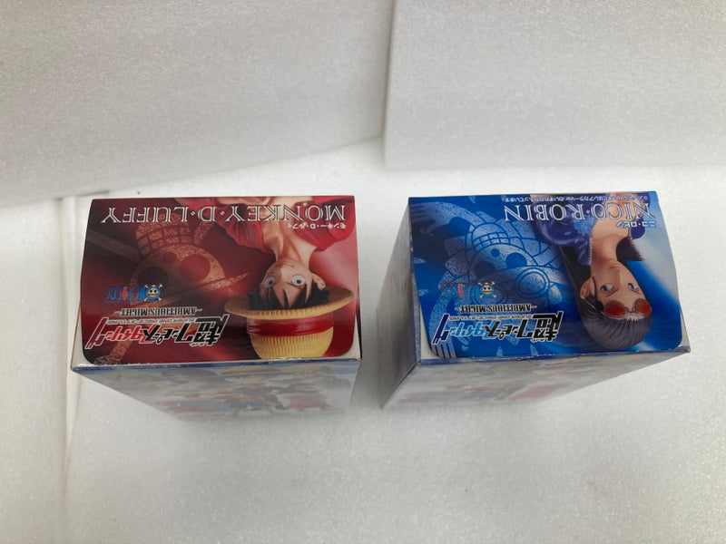 【中古】【未開封】【セット】「超ワンピーススタイリング AMBITIOUS MIGHT」モンキー・D・ルフィ/ニコ・ロビン＜フィギュア＞（代引き不可）6520