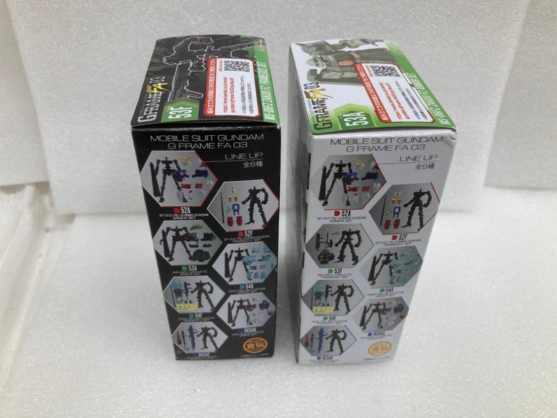【中古】【未開封】【セット】53A 　53F「機動戦士ガンダム GフレームFA 03」＜フィギュア＞（代引き不可）6520