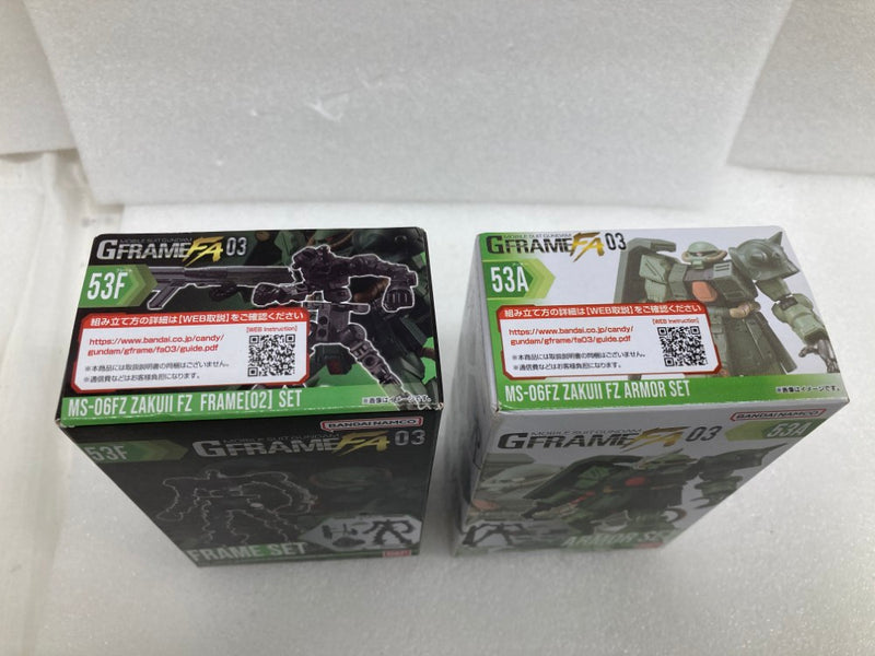 【中古】【未開封】【セット】53A 　53F「機動戦士ガンダム GフレームFA 03」＜フィギュア＞（代引き不可）6520