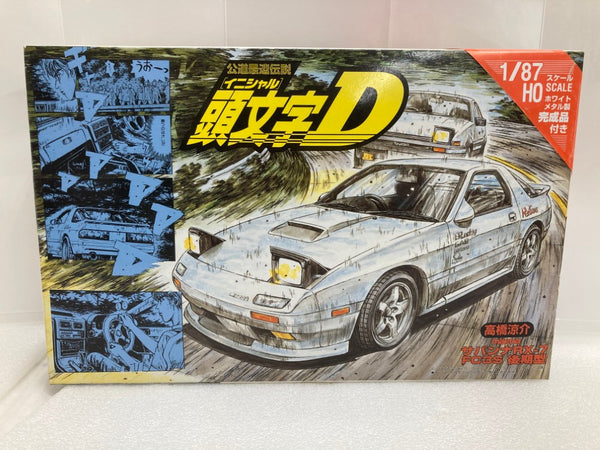 【中古】【未組立】1/24 MAZDA サバンナ RX-7 FC3S 後期型 高橋涼介 限定生産品(1/87 ホワイトメタル製ミニカー付き) 頭文字D＜プラモデル＞（代引き不可）6520