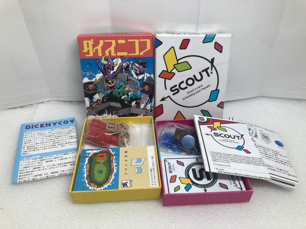【中古】【開封品】【セット】ボードゲーム　ダイスニコフ/SCOUT! -スカウト!-＜おもちゃ＞（代引き不可）6520