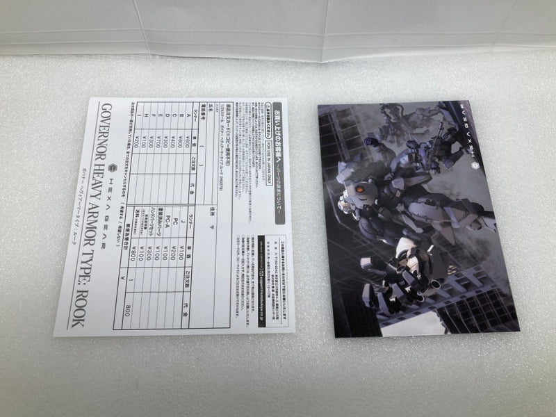 【中古】【未組立】1/24 ガバナー ヘヴィアーマータイプ：ルーク 「キットブロック ヘキサギア」 [HG079]
＜プラモデル＞（代引き不可）6520