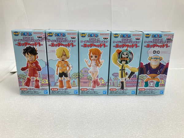 【中古】【未開封】全5種セット 「ワンピース」 ワールドコレクタブルフィギュア-エッグヘッド1-＜フィギュア＞（代引き不可）6520