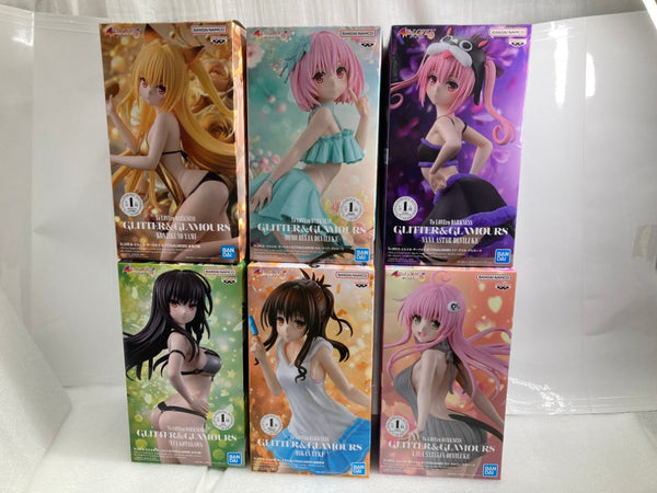 【中古】【未開封】【セット】「To LOVEる-とらぶる-ダークネス」 GLITTER＆GLAMOURS 6点＜フィギュア＞（代引き不可）6520
