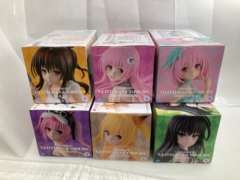 【中古】【未開封】【セット】「To LOVEる-とらぶる-ダークネス」 GLITTER＆GLAMOURS 6点＜フィギュア＞（代引き不可）6520