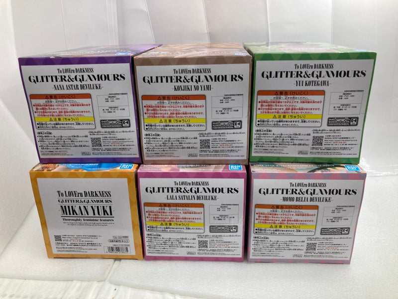 【中古】【未開封】【セット】「To LOVEる-とらぶる-ダークネス」 GLITTER＆GLAMOURS 6点＜フィギュア＞（代引き不可）6520