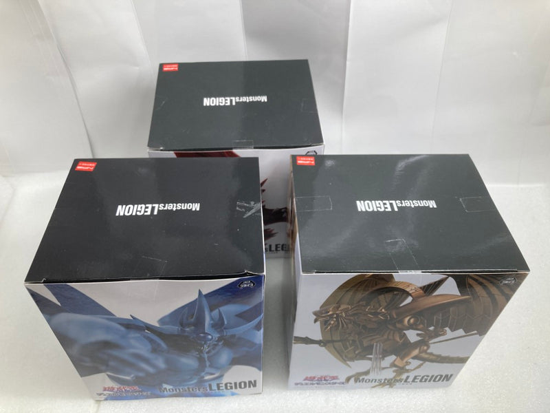 【中古】【未開封】【セット】「遊戯王」 Monsters LEGION /ラーの翼神竜/オシリスの天空竜 /オベリスクの巨神兵 3種＜フィギュア＞（代引き不可）6520