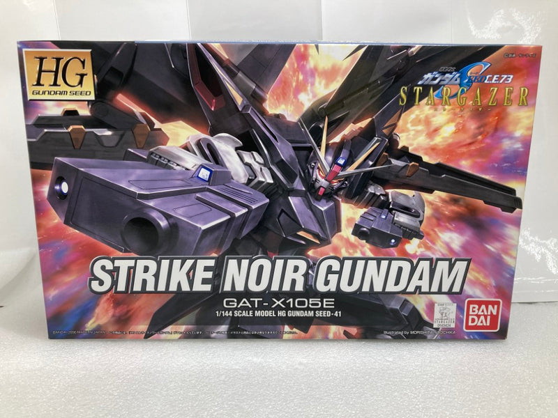 【中古】【未組立】1/144 HG GAT-X105E ストライクノワールガンダム 「機動戦士ガンダムSEED C.E.73 STARGAZER」 [0143424]＜プラモデル＞（代引き不可）6520