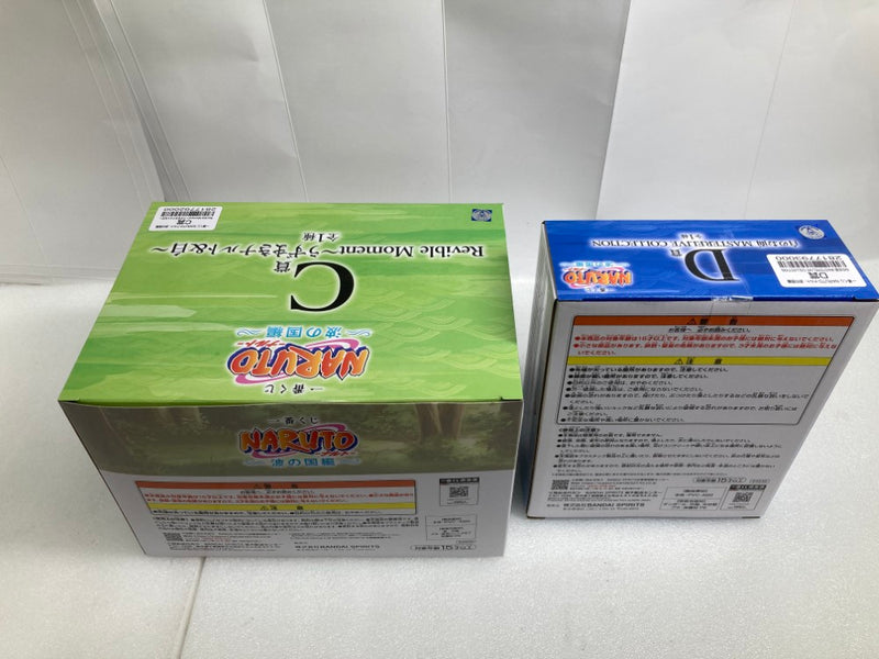 【中古】【未開封】【セット】Revible Moment「一番くじ NARUTO-ナルト- 波の国編」 C賞 うずまきナルト＆白/D賞 白のお面＜フィギュア＞（代引き不可）6520