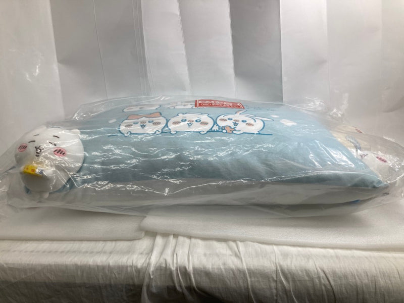 【中古】【未開封】集合 一緒にほっこり♪湯あがりクッション 一番くじ なんかほっこり ちいかわの湯 ラストワン賞＜コレクターズアイテム＞（代引き不可）6520