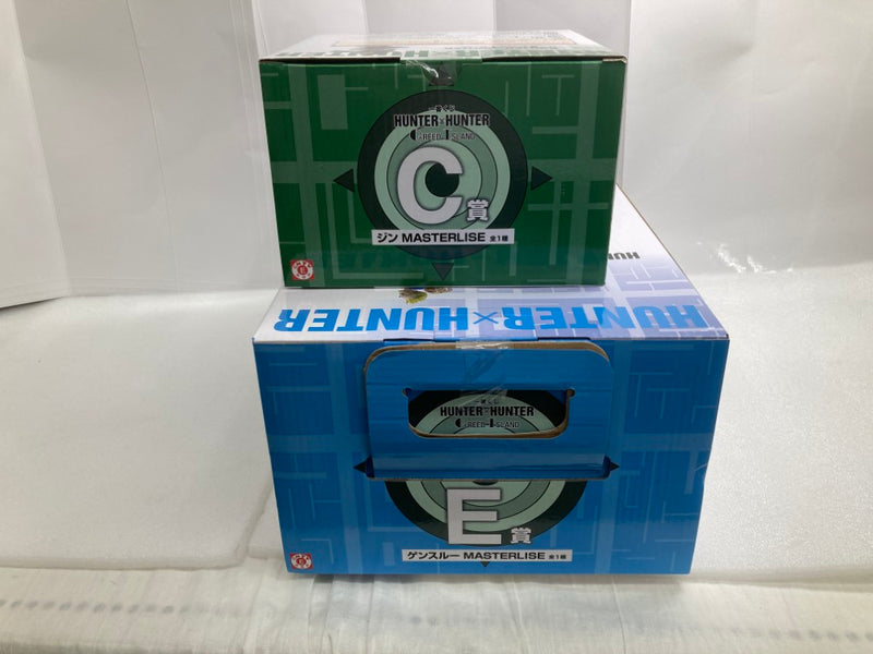 【中古】【未開封】【セット】 「一番くじ HUNTER×HUNTER GREED ISLAND」 MASTERLISE C賞 ジン=フリークス/E賞 ゲンスルー＜フィギュア＞（代引き不可）6520