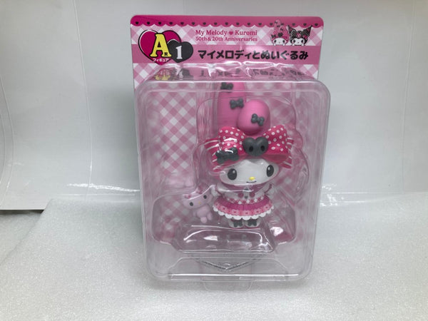 【中古】【未開封】マイメロディとぬいぐるみ 「Happyくじ My Melody ＆ Kuromi 50th＆20th Anniversaries」 A賞＜フィギュア＞（代引き不可）6520