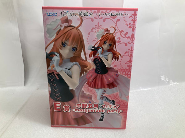 【中古】【未開封】中野五月フィギュア-masquerade party- 「ひこくじ 五等分の花嫁* 〜どっちの私が好き?〜」 E賞＜フィギュア＞（代引き不可）6520