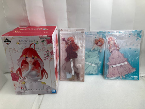 【中古】【未確認】【セット】 1/7 Gracemaster  E賞　中野五月/ G賞　中野五月/H賞　中野五月/中野四葉＜フィギュア＞（代引き不可）6520