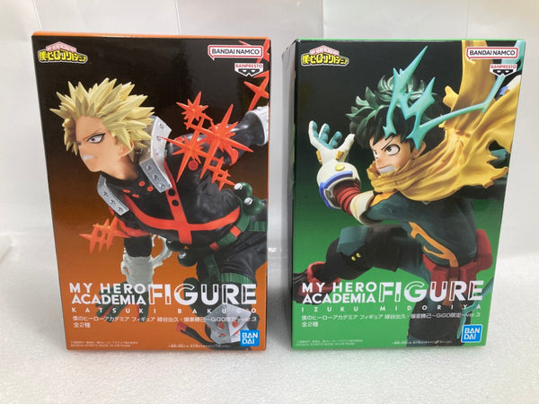 【中古】【未開封】【全2種セット 】「僕のヒーローアカデミア」 緑谷出久・爆豪勝己 〜GiGO限定〜 ver.3＜フィギュア＞（代引き不可）6520