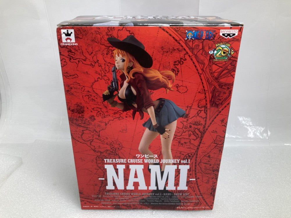 中古】【未開封】ナミ 「ワンピース」 TREASURE CRUISE WORLD JOURNEY