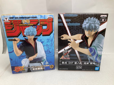 【中古】【未開封】【セット】坂田銀時 「銀魂」 ジャンプ50周年 アニバーサリーフィギュア＆DXF 銀ノ魂-坂田銀時- 2種＜フィギュ...