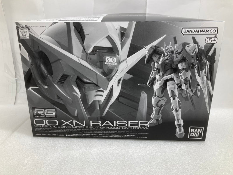 中古】【未組立】1/144 RG GN-0000+GNR-010/XN ダブルオーザンライザー
