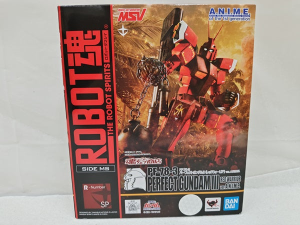 【中古】【未開封】ROBOT魂 [SIDE MS] PF-78-3 パーフェクトガンダムIII(レッドウォーリア)ver. A.N.I.M.E. 「機動戦士ガンダム」 魂ウェブ商店限定＜フィギュア＞（代引き不可）6537