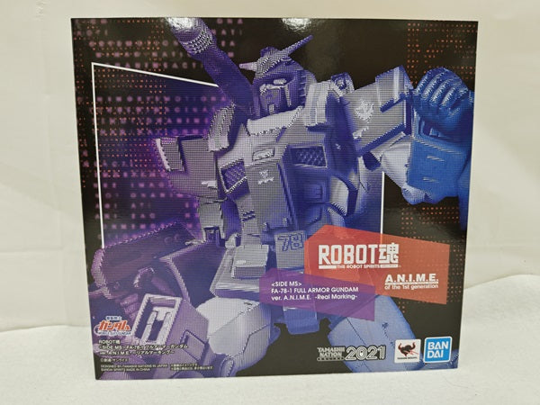 【中古】【未開封】ROBOT魂 [SIDE MS] FA-78-1 フルアーマーガンダム ver. A.N.I.M.E. ?リアルマーキング? 「機動戦士ガンダム MSV」TAMASHII NATION ONLINE 2021 開催記念商品＜フィギュア＞（代引き不可）6537