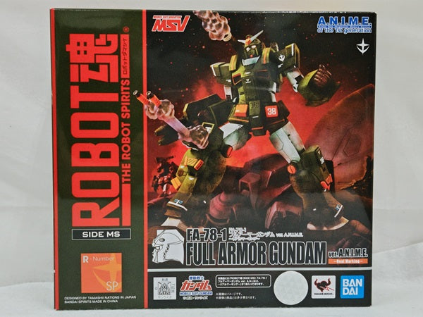 【中古】【未開封】ROBOT魂 [SIDE MS] FA-78-1 フルアーマーガンダム ver. A.N.I.M.E. ?リアルマーキング? 「機動戦士ガンダム MSV」TAMASHII NATION ONLINE 2021 開催記念商品＜フィギュア＞（代引き不可）6537