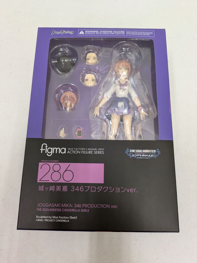 【中古】【未開封】アイドルマスターシンデレラガールズfigma286城ケ崎美嘉346プロダクションver.＜フィギュア＞（代引き不可）6537