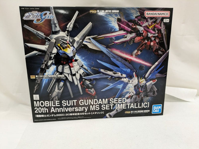 【中古】【未組立】機動戦士ガンダムSEED 20周年記念MSセット[メタリック](3体セット)＜プラモデル＞（代引き不可）6537