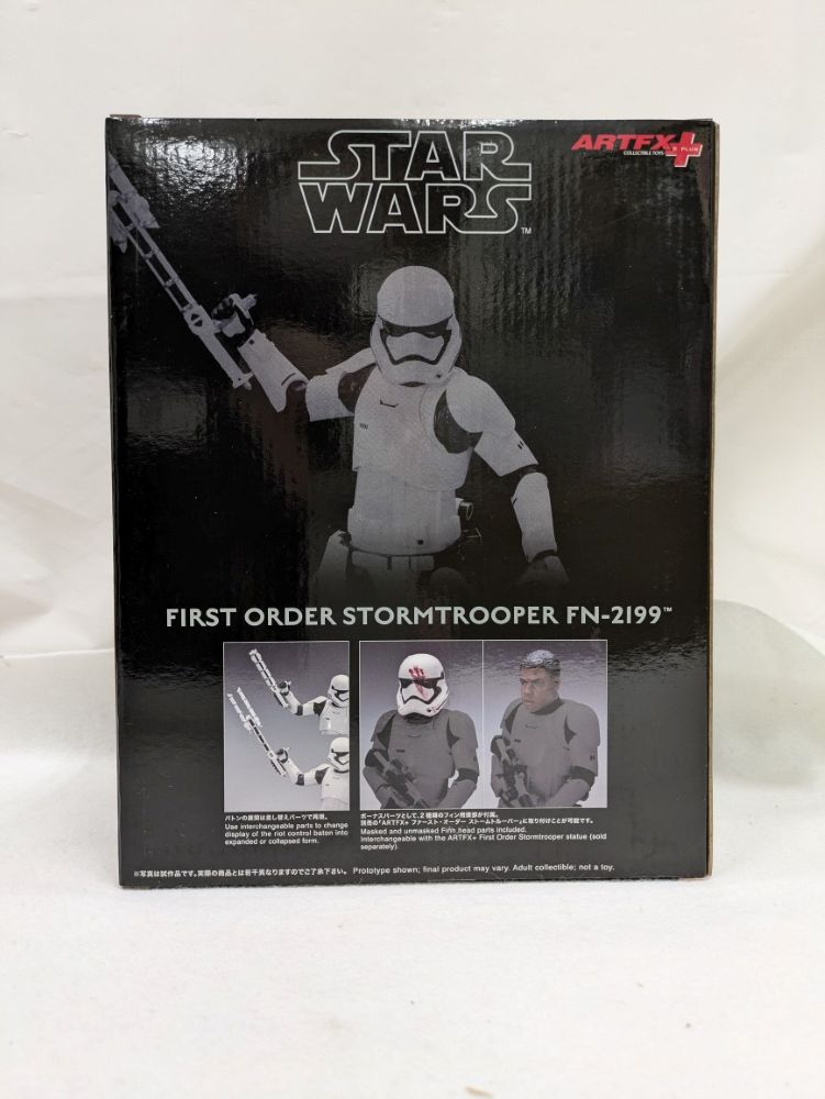 【中古】【未開封】ARTFX+ ファースト・オーダー ストームトルーパー FN-2199 「スター・ウォーズ/フォースの覚醒」 1/10 PVC製塗装済み簡易組立キット＜フィギュア＞（代引き不可）6537