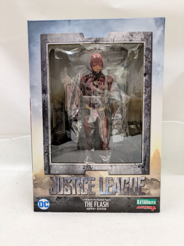 【中古】【未開封】ARTFX+ フラッシュ 「ジャスティス・リーグ」 1/10 PVC塗装済み完成品＜フィギュア＞（代引き不可）6537