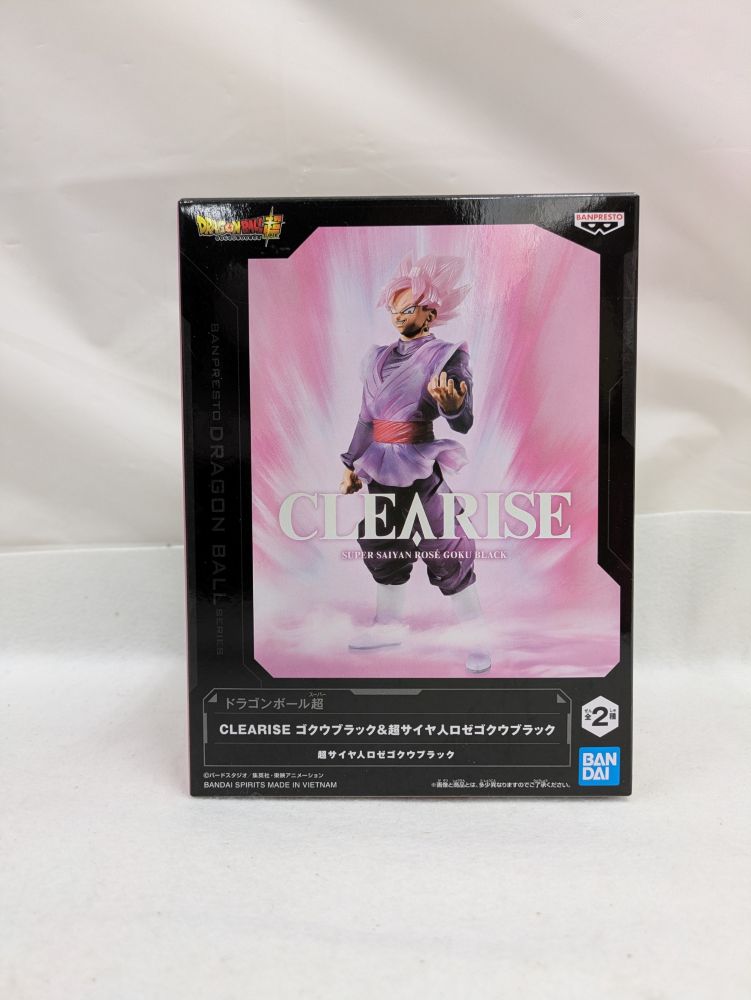 【中古】【未開封】「ドラゴンボール超」 CLEARISE ゴクウブラック＆超サイヤ人ロゼゴクウブラック＜フィギュア＞（代引き不可）6537