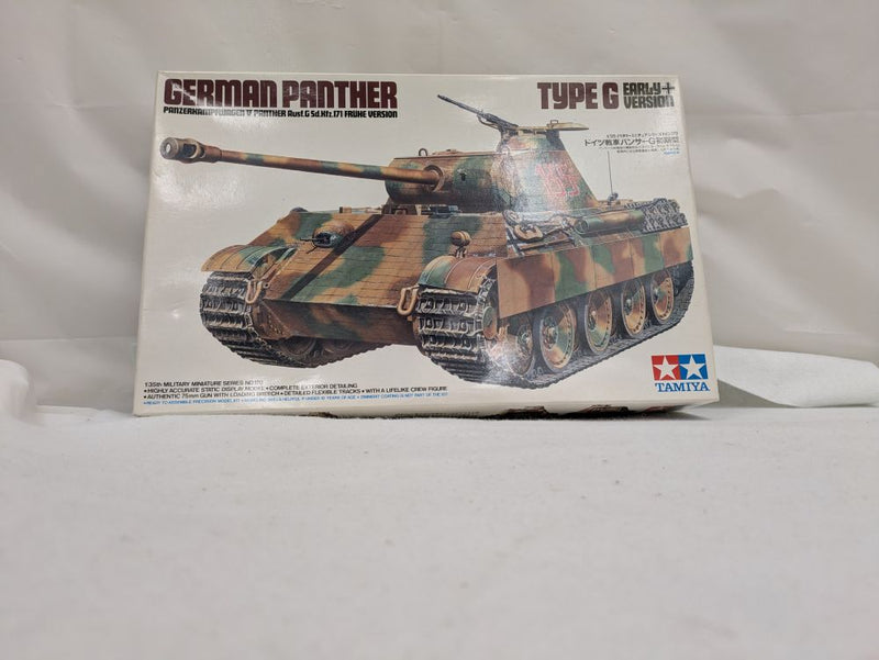 【中古】【未組立】1/35ミリタリーシリーズドイツ戦車パンサーG初期型＜プラモデル＞（代引き不可）6537